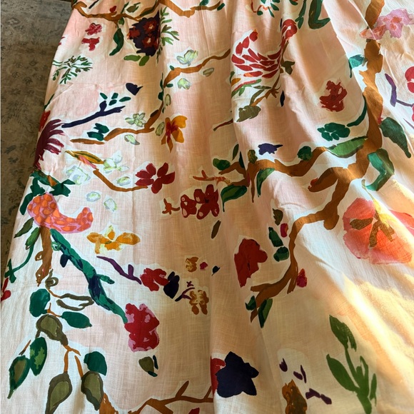 Anthropologie Cecilia Pink Floral Curtains - Picture 5 of 5